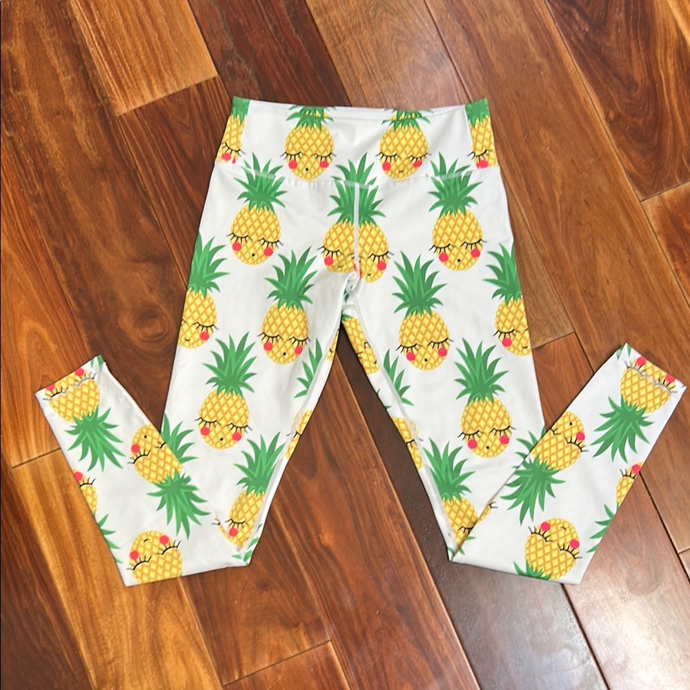Pineapple Print Women's Leggings